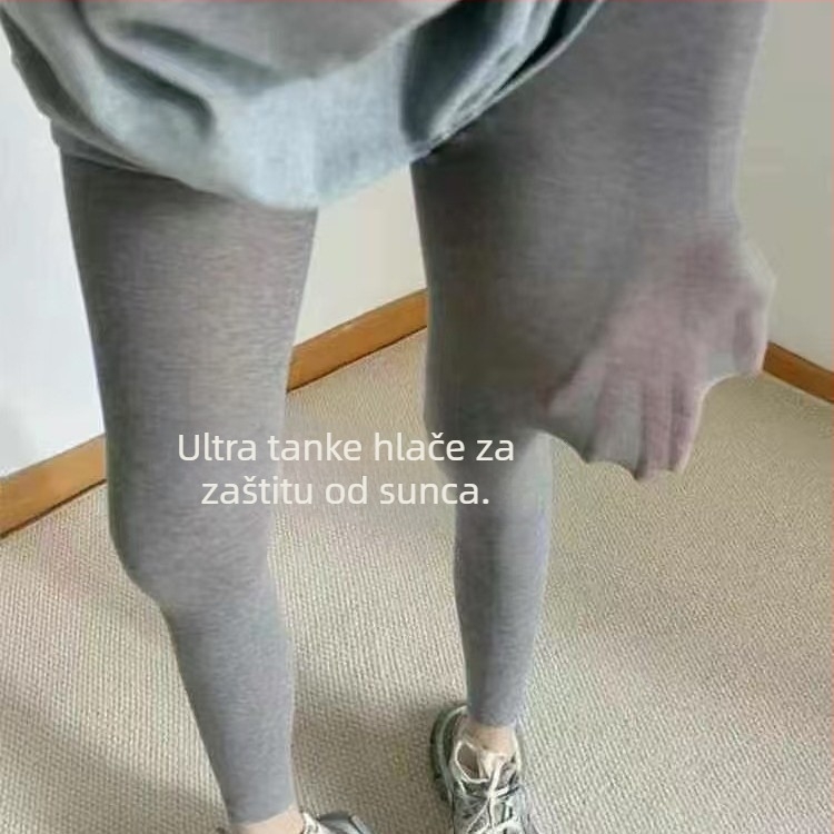 Miu tanke dres hlače s UV zaštitom, otporne na zapetljavanje, ljetni osvježavajući, seksi i prozirne