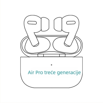 Loda-kompatibilne Apple bežične Bluetooth slušalice AirPro2, generacije 2–5
