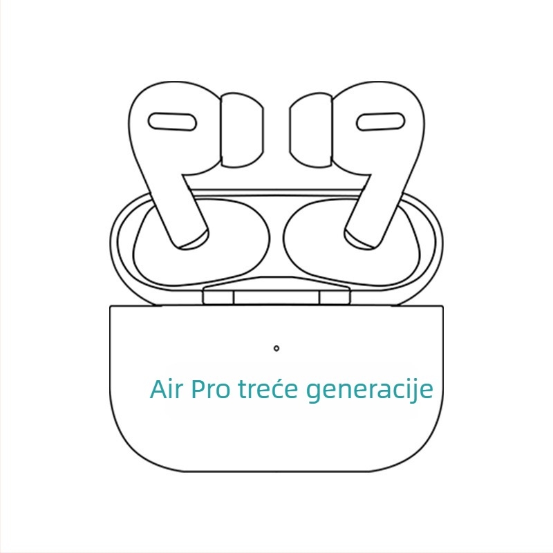 Loda-kompatibilne Apple bežične Bluetooth slušalice AirPro2, generacije 2–5