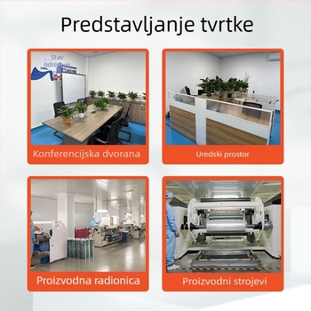 Crna teflonska traka, antistatna, visoke temperature, izolacijska traka za strojno pakiranje i brtvljenje