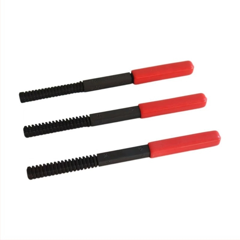 Set datoteka za popravak navoja – za oštećene navoje, 215×100 mm, materijal 40Cr, alat za popravak navoja