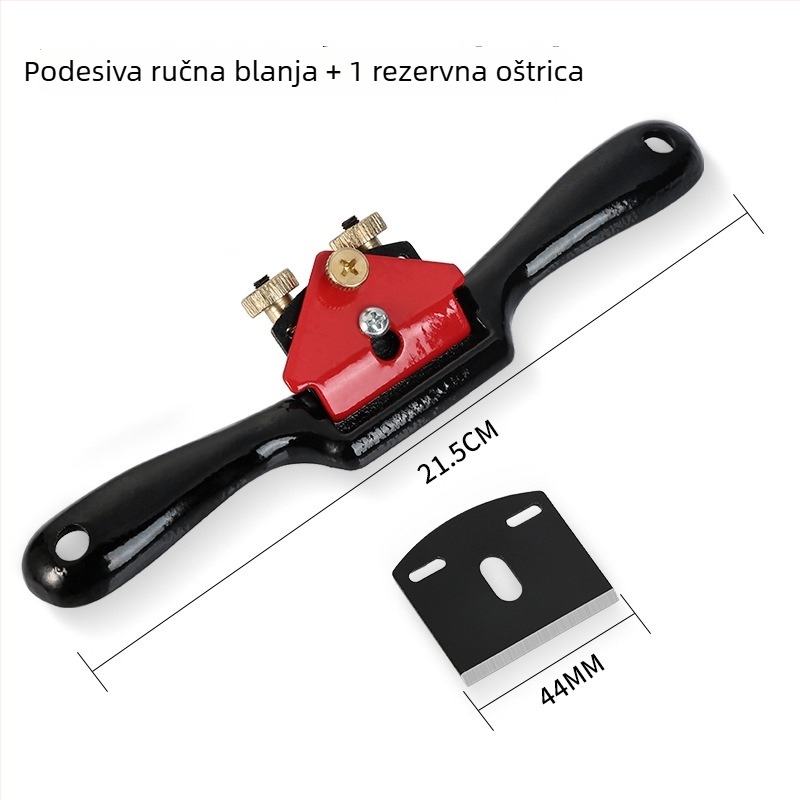 Mali ručni planer za drvo, prav planer