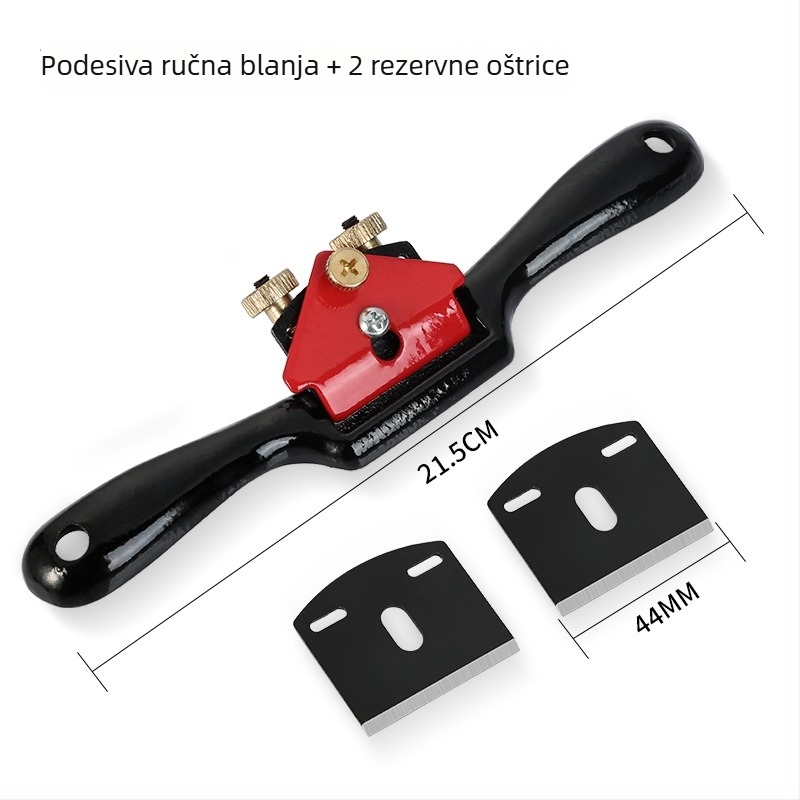 Mali ručni planer za drvo, prav planer