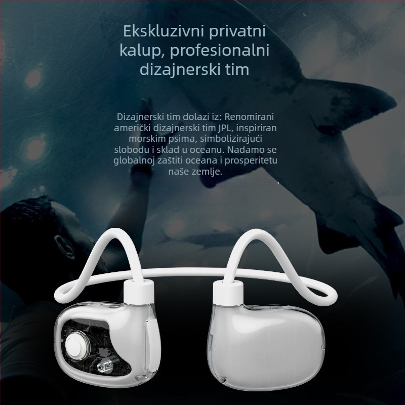 Bluetooth slušalice s koštanom provodljivošću, otvoren dizajn za sport, ne ulaze u uho, bilateralni stereo, visokokvalitetan zvuk