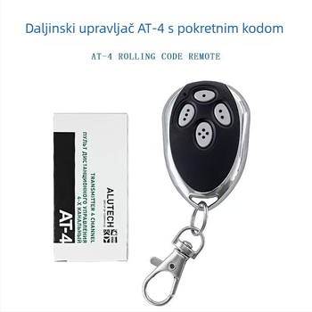 AT-4 / AT-4N Bežični daljinski upravljač s rotirajućim kodom 433MHz za garažna vrata i barijeru