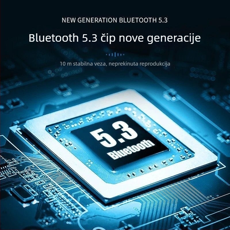 Bluetooth slušalice s kostnom provodljivosti, bez ulaska u uho, s kukom za uho, sportske, jednostrane, bežične, dugi vijek baterije, model K9