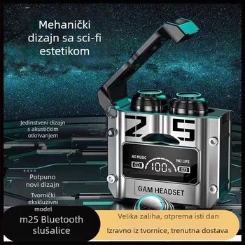 M10 Bluetooth bežične slušalice za sport, vodootporne, dugotrajna baterija, F9 digitalni prikaz, koštana provodljivost