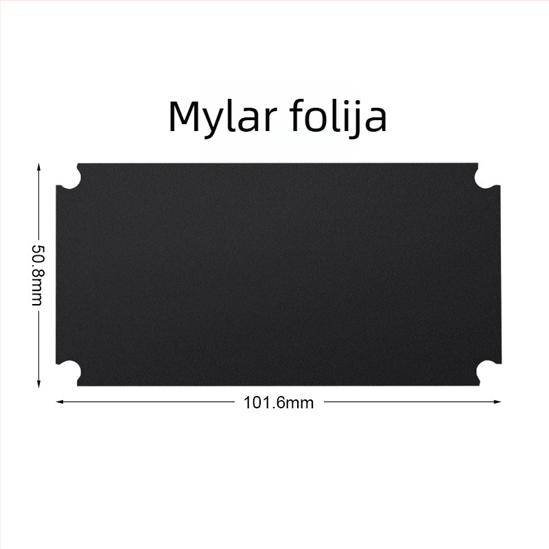 Izolirani Mylar list, GB standard, dvopolni VH3.96 konektor, 1,2 m napajanje kabel, metalna temeljna pločica za hlađenje, pribor za golu PCB ploču