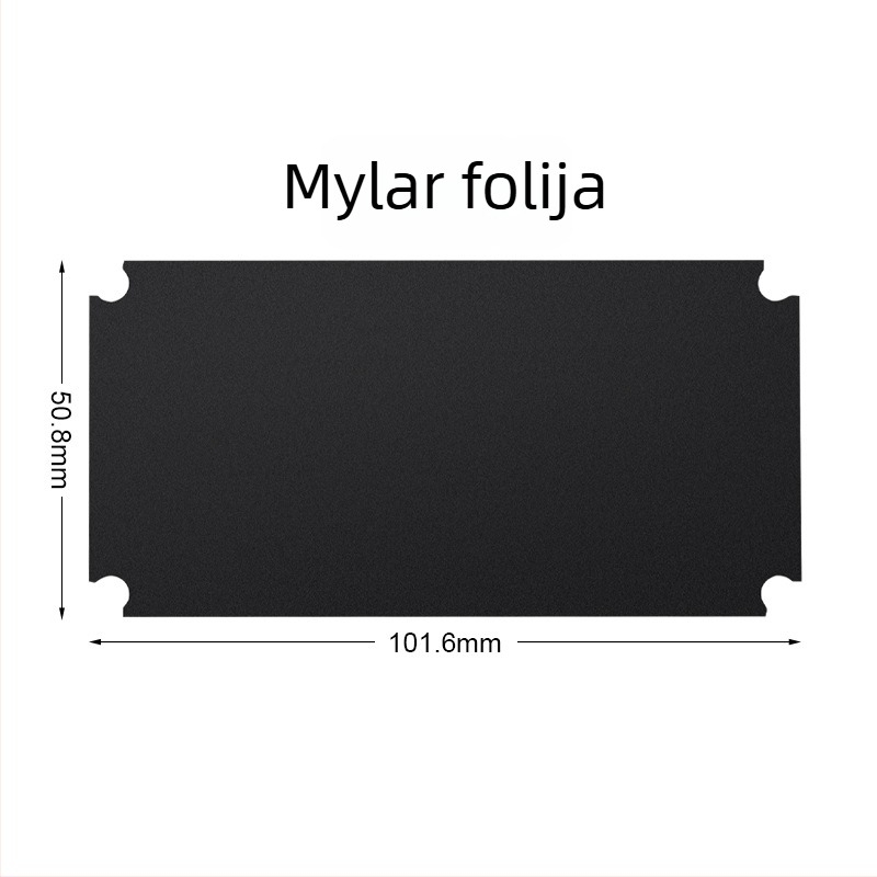Izolirani Mylar list, GB standard, dvopolni VH3.96 konektor, 1,2 m napajanje kabel, metalna temeljna pločica za hlađenje, pribor za golu PCB ploču
