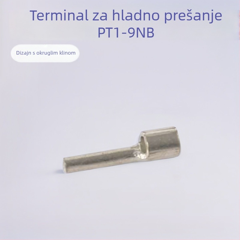 PTNB1-9 Pin-tip otvoreni terminali, kružni pinovi, hladno presovani terminali, RoHS i UL kompatibilni