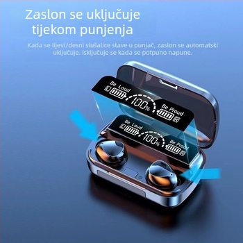 Bluetooth slušalice za uho, dugotrajna baterija, velika kapaciteta, kompatibilne sa Sony, Huawei, Xiaomi, sportski stil, vodootporne