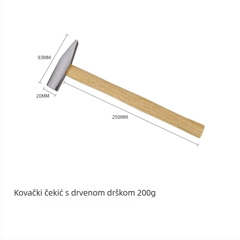 Montažni čekić, čekić s kljunom, čekić za lim, čekić za zavarivanje, mini željezni čekić, električarski čekić, željezni čekić