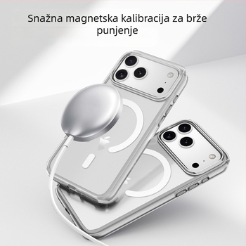 Prozirni magnetski zaštitni kućište za iPhone 17 Pro, otporno na padove i ogrebotine, 2.0 mm