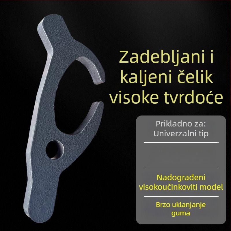 Set alata za demontažu guma za stroj za demontažu guma, od nehrđajućeg čelika, uključujući dizalicu i podizne štapove
