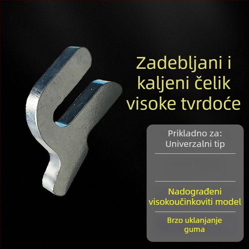 Set alata za demontažu guma za stroj za demontažu guma, od nehrđajućeg čelika, uključujući dizalicu i podizne štapove