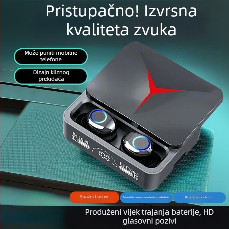 M90 Bežične Bluetooth slušalice za esports, izuzetno dugo trajanje baterije, redukcija buke, moderan dizajn