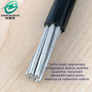 XINPENGRUN 10 mm² vanjski jednovlakni aluminijski vodnik, kabel s aluminijskim jezgrom za elektroinženjerske projekte