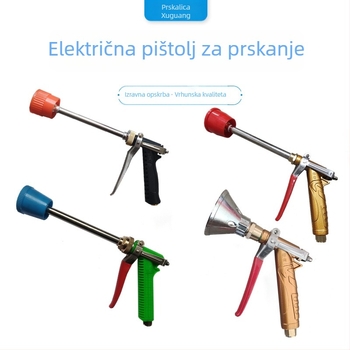 Električni visokotlačni pištolj za prskanje za voćke, atomizirajući raspršivač