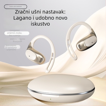 Bežične Bluetooth slušalice s niskom latencijom, otvoreni dizajn za uši, dugotrajna baterija, vodootporne, pogodne za sport i igranje