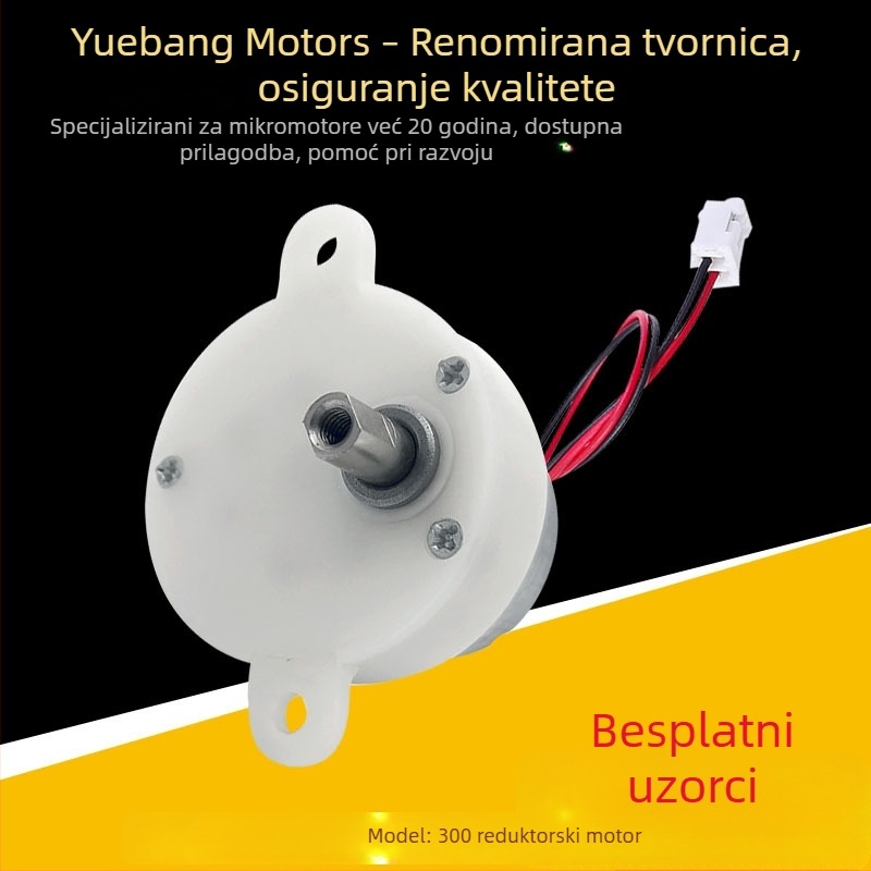 JS30 četkasti motor visoke momenta za rotirajuće stalke za prikaz, pozadinsko osvjetljenje i električne podizne stolove