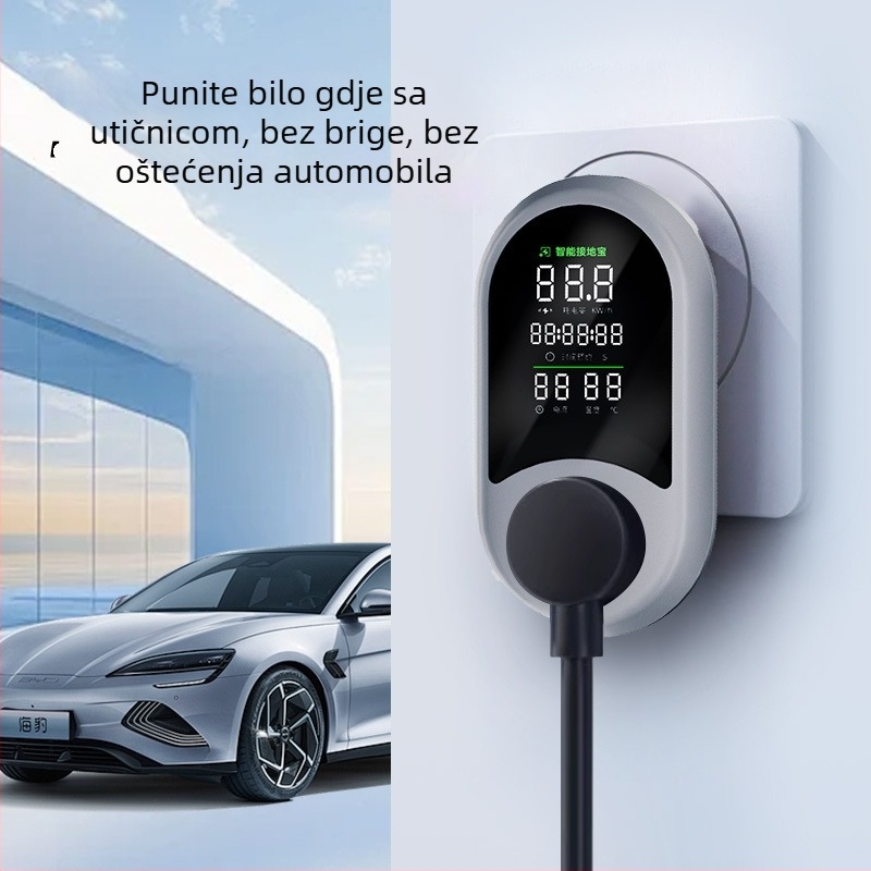 Adapter za punjenje električnih vozila s univerzalnom utičnicom 10A–16A, bez uzemljenja