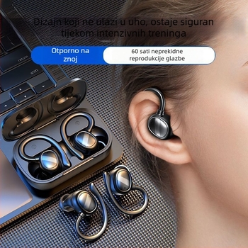 Sportska Bluetooth slušalica s udicom za uho, udobna za nošenje, otporna na padanje, redukcija buke pri pozivima i dugotrajnost baterije