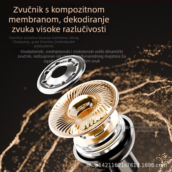 V9 Bluetooth slušalice na vratu, sportski bas, redukcija buke, dugo trajanje baterije
