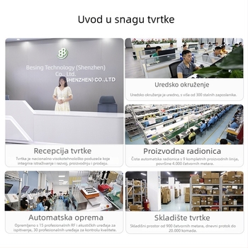 Bežične sportske slušalice s kukom za uho, digitalna redukcija šuma, IPX5 vodootpornost, Bluetooth 5.4, stereo zvuk, dvostruki mikrofon