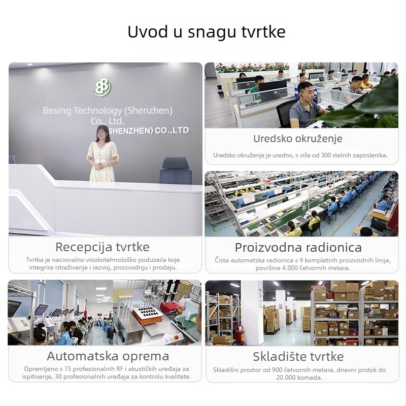 Bežične sportske slušalice s kukom za uho, digitalna redukcija šuma, IPX5 vodootpornost, Bluetooth 5.4, stereo zvuk, dvostruki mikrofon