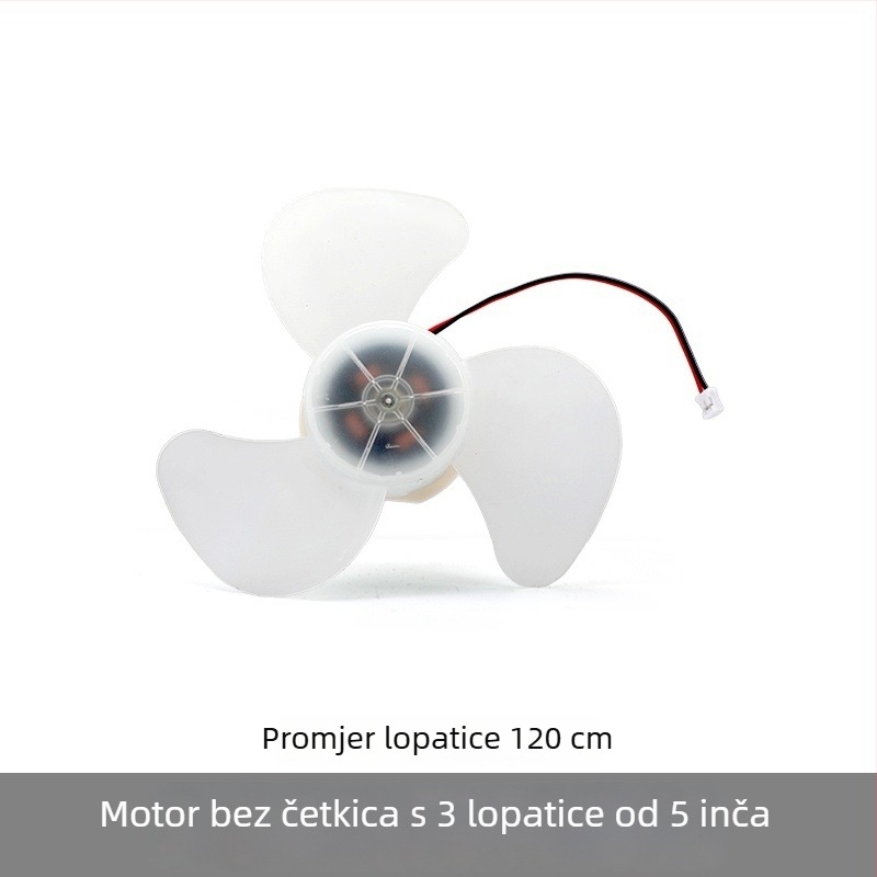 5-inčni bez četkasti motorni set, za ručni mali ventilator, mini ventilator, tih motor
