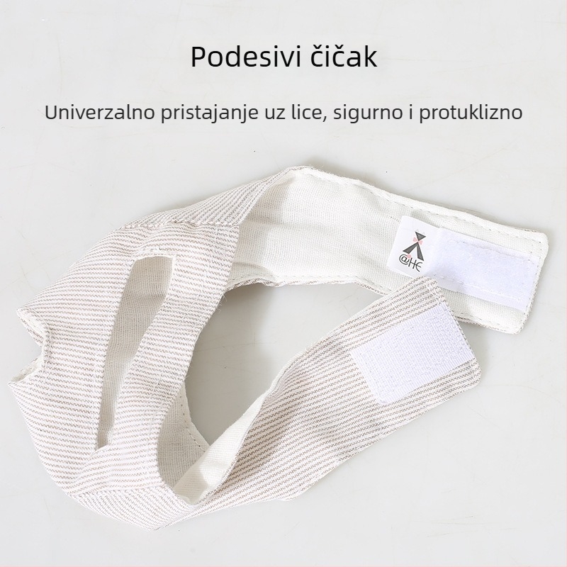 Maska za oči mačke protiv ogrebotina, za njegu noktiju i puhanje dlake, mekani prozračni pamuk