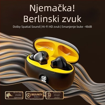 2025 nove bežične in-ear Bluetooth slušalice za sport, redukcija šuma, visoka kvaliteta zvuka
