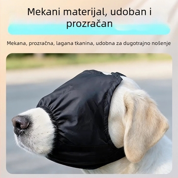Maska za oči za pse za putovanja protiv kinetoze, blokira svjetlo, ublažava stres