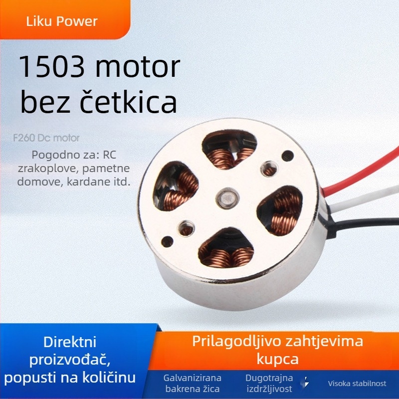 Xiangying 1503/1506/1806 mikro brushless motor za modele zrakoplova