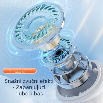 X87 in-ear Bluetooth slušalice s digitalnim zaslonom u punionoj kutiji, visokokvalitetan zvuk, dug život baterije, niska latencija