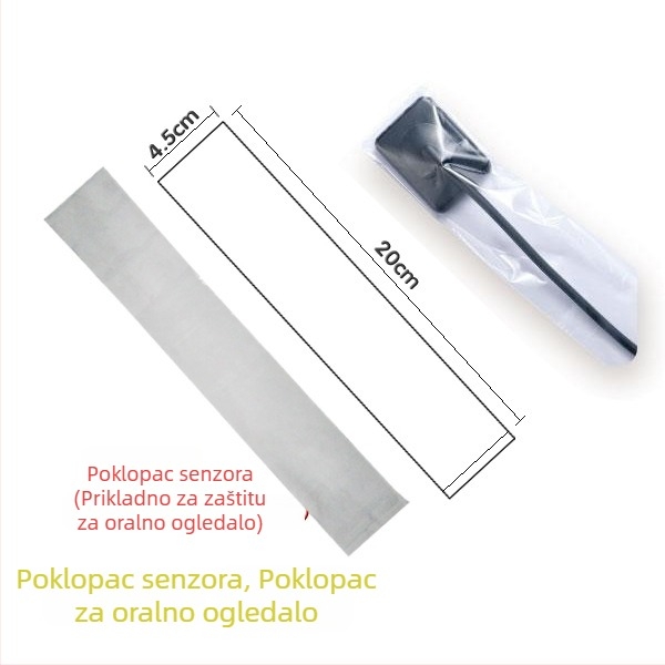 Zaštitni film za dentalni RTG senzor i zaštitni pokrov senzora — zaštitne maskice za usta, 500 komada