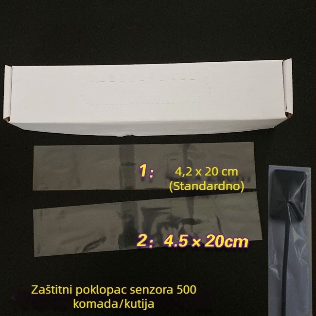 Zaštitni film za dentalni RTG senzor i zaštitni pokrov senzora — zaštitne maskice za usta, 500 komada