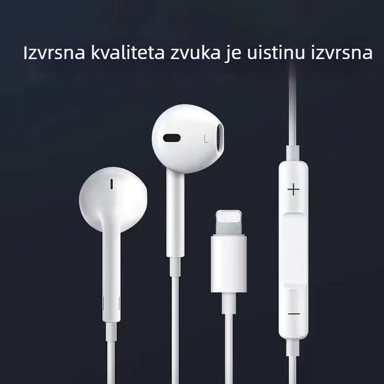 Visokokvalitetne žične slušalice kompatibilne s iPhone 15, iPhone 14 s 3,5 mm priključkom i Huawei Type-C slušalicama