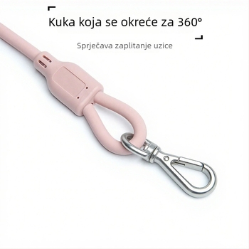 PVC vodootporna kružna uzica za psa, podesiva