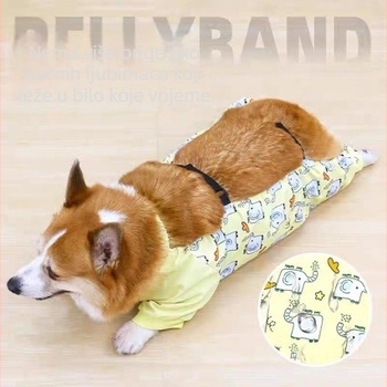 Odjeća za pse srednje veličine: Belly Band za Corgi, prašno i vodootporna kišna jakna s zaštitom za noge, za četiri šape, ljeto