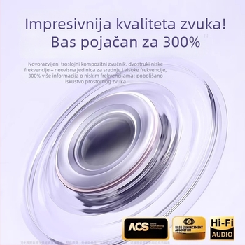 Bluetooth slušalice s koštanom vodljivosti, klipsa za uho, 2025 nova visoka klasa, otvoreni dizajn, dugi vijek baterije