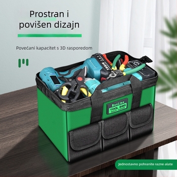 Set alata za elektro održavanje s udobnim skladištenjem, debeli platnen materijal, otporan na habanje, višenamjenski, velikih dimenzija, vodootporan.