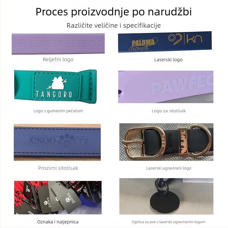 PVC harnas za pse, prilagodljive macaron pastelne boje, vodootporan, jednostavan za čišćenje, ne privlači dlaku