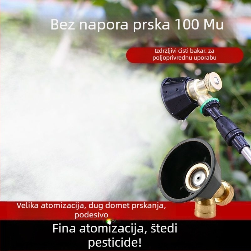 Nehrđajući čelični nastavak za električnu batoh-prskalicu — univerzalna poljoprivredna upotreba, visok tlak, prilagodljiv, štednja energije