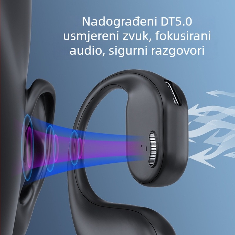 Nove Bluetooth slušalice s privatnim modelom, velika baterija, dugi vijek trajanja, bežične, jednostrano, klipsa za uho, visokokvalitetan zvuk