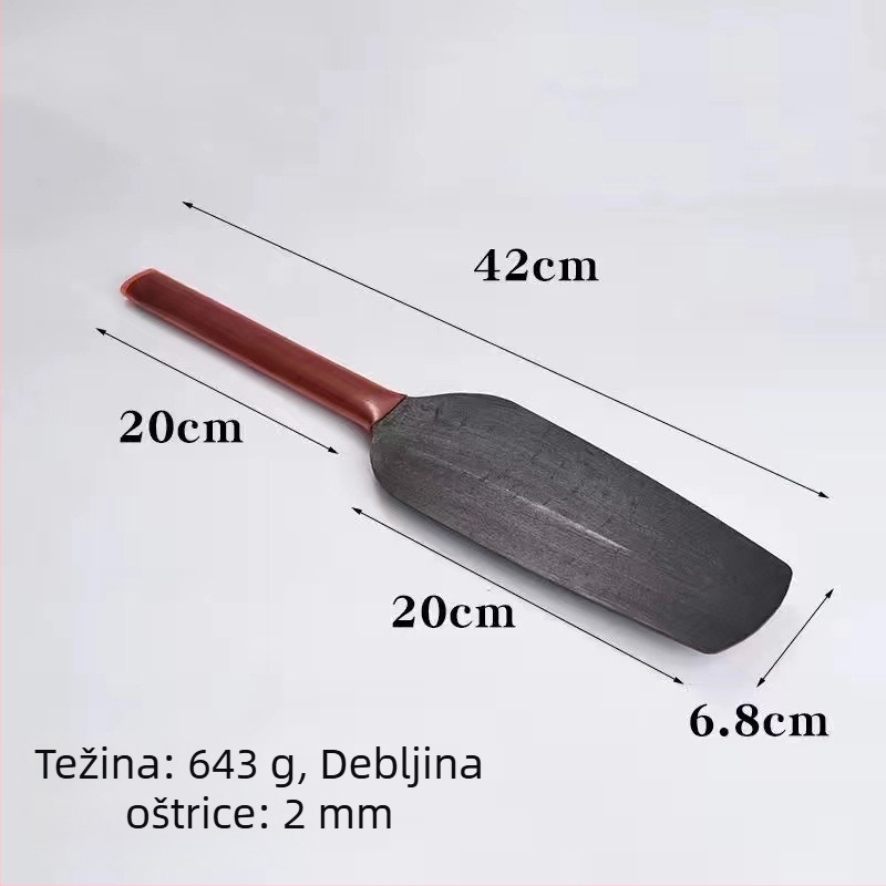 Set alata od nehrđajućeg čelika za zidarske poslove: nož za cigle, nož za mort, nož za pločice, zidarski nož dvostrani