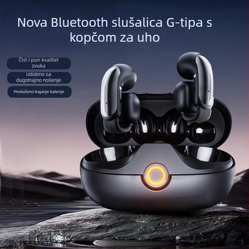 2025 novi G‑tipa Bluetooth slušalice s klipsom za uho, zvuk bez curenja, ne ulaze u uho, udobne za dugo nošenje, stereo bežične slušalice, Bluetooth 5.4, ABS materijal.