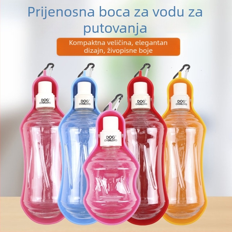 Prenosiva boca za vodu i čašica za kućne ljubimce – za pse i mačke, za putovanja na otvorenom