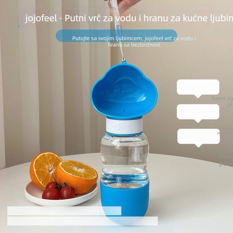 Prenosna posuda za vodu i hranu za kućne ljubimce, sklopiva, za pse i mačke