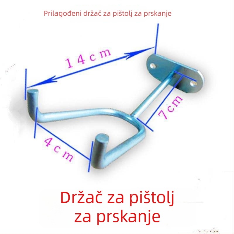 Prilagođeni držač pištolja za prskanje boje, stalak za pohranu s fiksnim ugradnjom